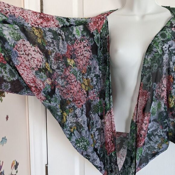 Airaldi collection floral beach cover up cardigan @L1 - Picture 5 of 8